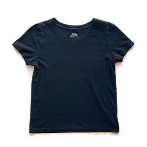 J. Crew Essential Tee, Navy Blue, XS